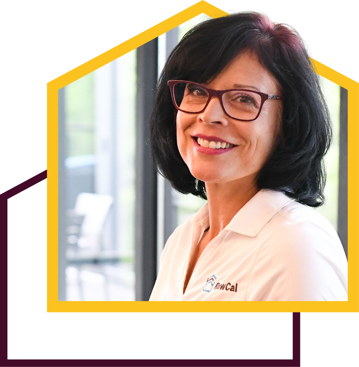 Rowcal team member smiling