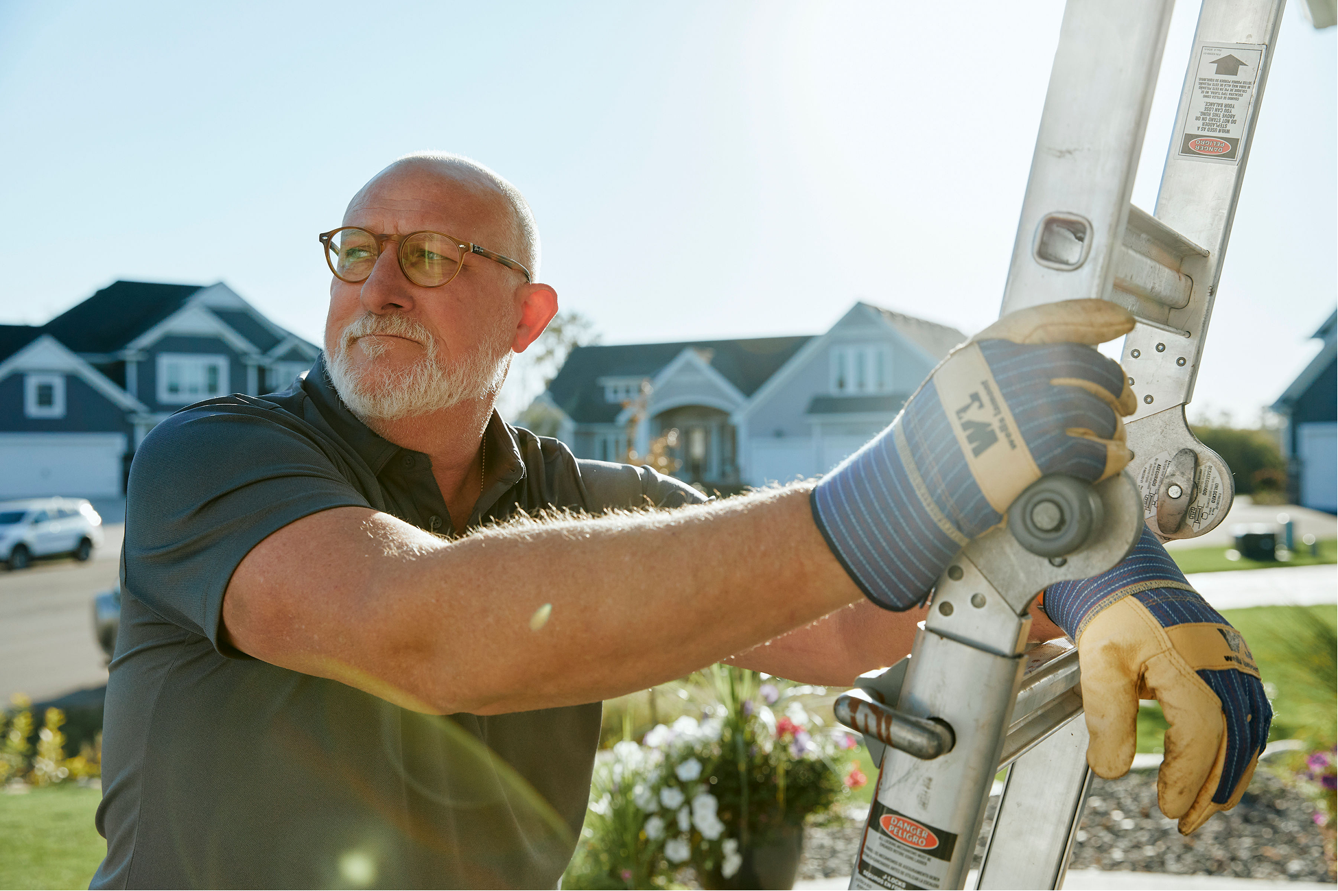 RowCal member performing HOA maintenance tasks.